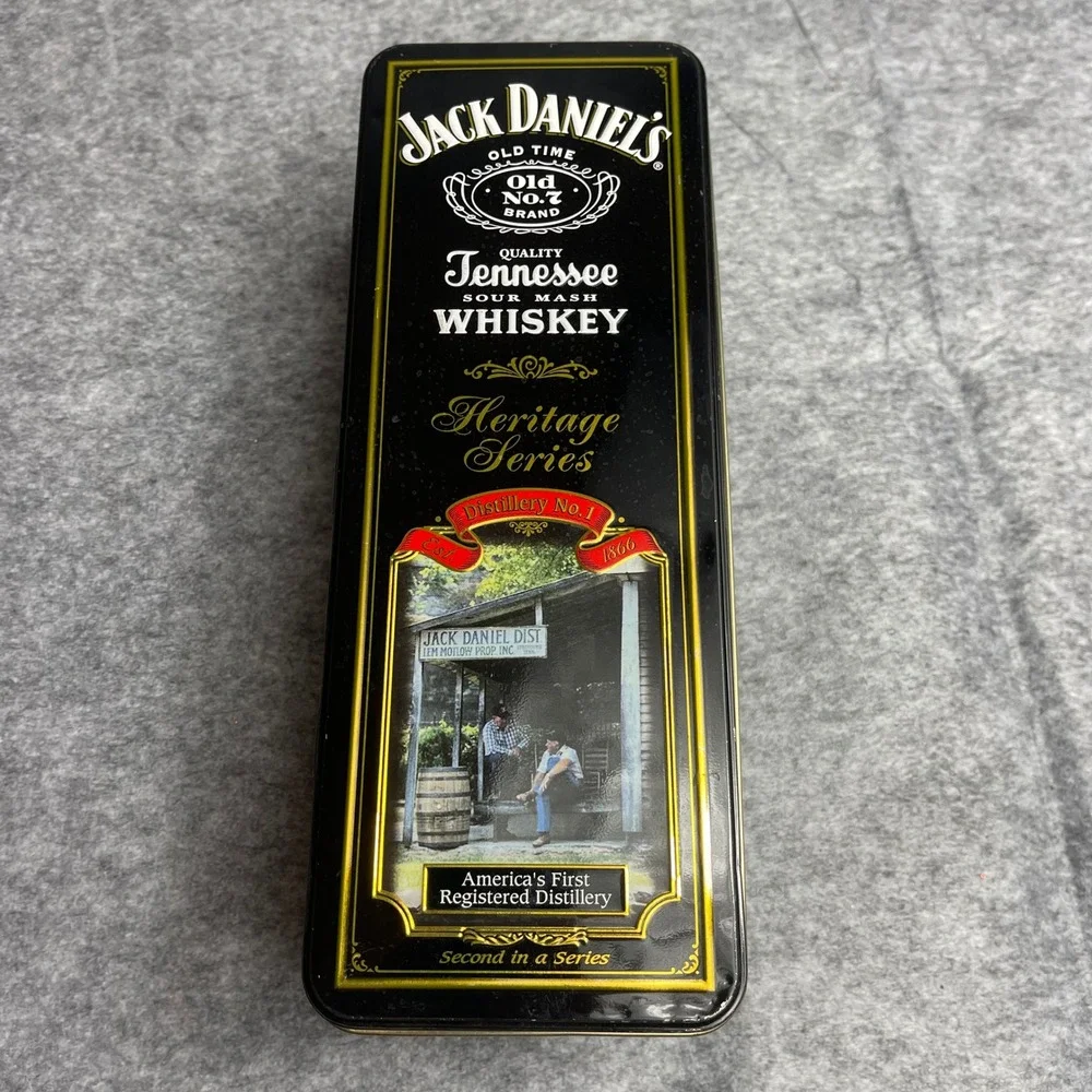 Jack‎ Daniel's Heritage Series Tin Second in a Series Black Gold Whiskey 10 Inch